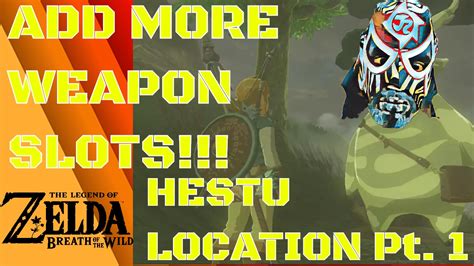 How to Get More Item Slots in Zelda BOTW .